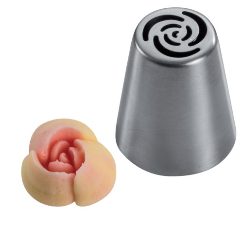 [50942824] INOX MONDSTUK ROOS 3 BLOEMBLADEN BX0055