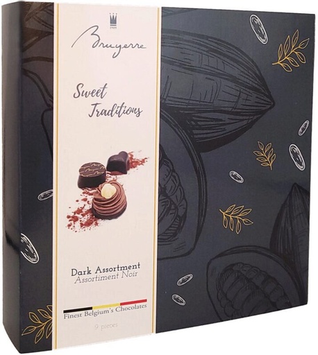 [11040372] BRUYERRE BOITE 9 PCES NOIR 115G