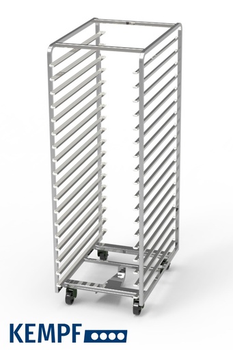 [55500289] 16-TIER PASTRY LADDER 40 X 60 INLET 40 STAINLESS STEEL - 10CM SPACE BETWEEN LEVELS