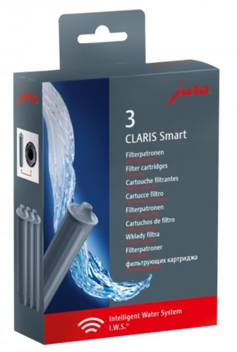 [60511006] JURA CLARIS SMART (SET DE 3) FILTRES ANTHRACITES C3-Z6-E6-E8-S8-ENA8-ENA4-WE6-WE8