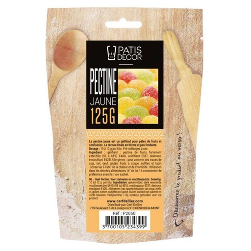 [08075077] PATISDECOR GEEL PECTINE 125GR