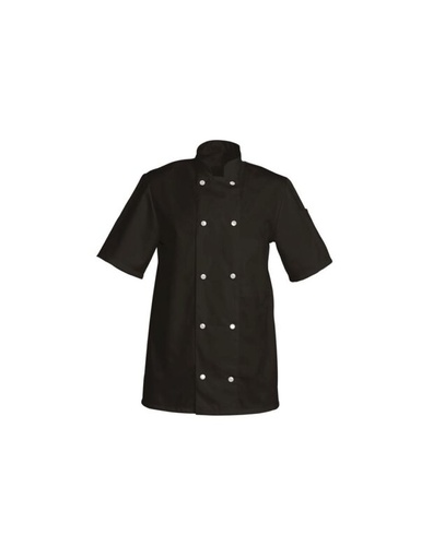 [70408875] SNV VESTE FABRICE NOIRE TAILLE 2 (44-46) POLY/COTON 210GR MANCHES LONGUES