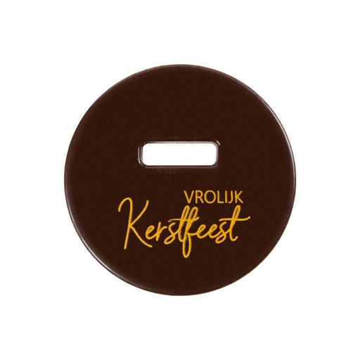[08054971] 2015591 SPHERE WITH SLOT VROLIJK KERSTFEEST 5.5CM 55PCS ***S/CDE***