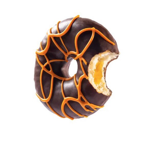 [06020468] ❄️VAMIX D212 DONUT FOURRE JAFFA ORANGE ENROBE DE CHOCOLAT 36 X 79GR