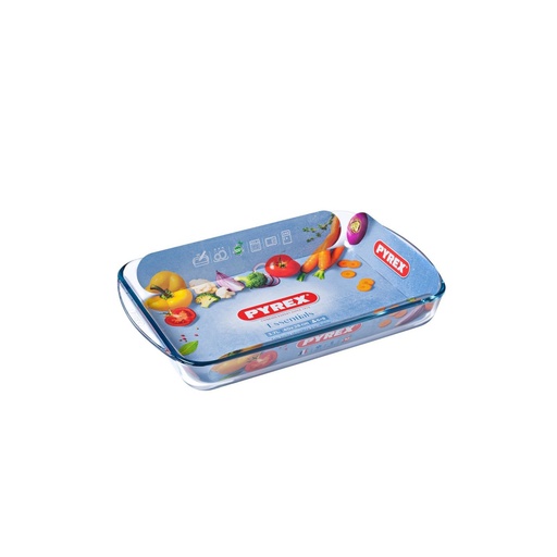 [57661193] PYREX PLAT RECTANGULAIRE 40 x 27CM HT 6CM EN VERRE BOROSILICATE 3,8L -40 À +300°C