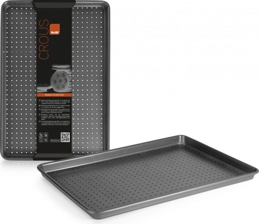 [51223056] IBILI "CROUS" PLATINA 39X27XH2CM GEPERFOREERD