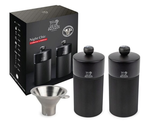 [60251853] PEUGEOT BOX LINE "NIGHT CHIC" LIMITED MS+MP 12CM CARBON MATT BLACK