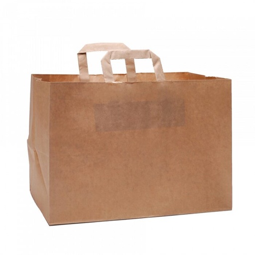 [41700207] VALISETTE PAPIER KRAFT 36 X 23 H/25CM 250 PCES