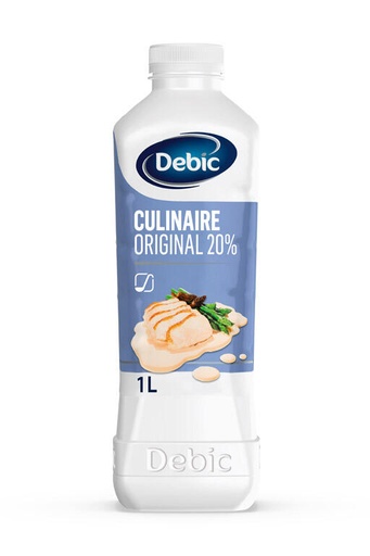 [06020196] DEBIC 747267 VERSE ROOM 20% ORIGINEEL CULINAIRE 1L