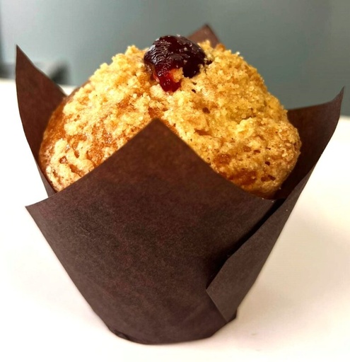 [02101155] ❄️ + GS MUFRBO MUFFIN FRAMBOISE TOPPING CRUMBLE 40 X 120GR