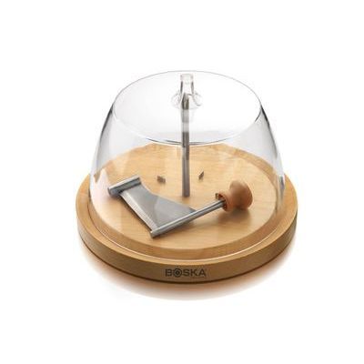 [57658086] BOSKA TETE DE MOINE BOIS A/CLOCHE PLASTIQUE