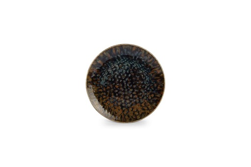 [60251865] Plat bord 27cm bruin/blauw Resto