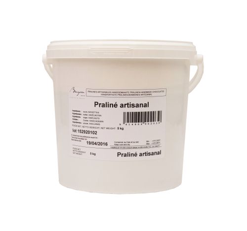 [03030592] PRALINE NOISETTE ARTISANAL BRUYERRE  5KG