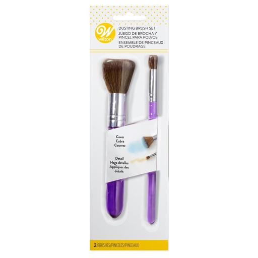 [08053079] WILTON SET OF 2 BRUSHES FOR POWDER COLOR