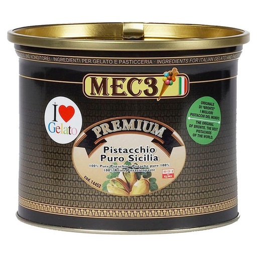 [07100659] MEC3 14452B 100% SICILIAN PISTACHIO PASTE 2.5KG