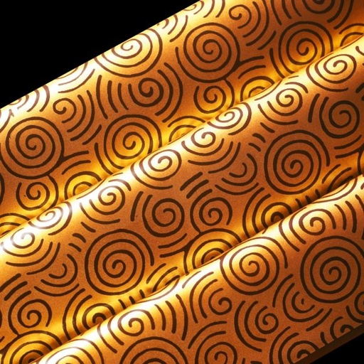 [08056166] 007592 PCB BEDRUKTE VELLEN OPULENCE 40X25 CM 17 STUKS ***S/CD***