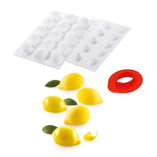 [51657451] SILIKOMART VORM LIMONE 30 55 X 38MM H 27MM VOL 30ML = STUK