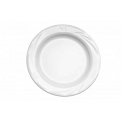 [74500177] ARCADIA ASSIETTE PLATE 27 CM PORCELAINE BLANCHE