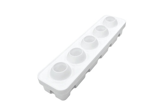 [51657232] TROMPE L'OEIL - SILIKOMART MELA CILIEGIA PESCA PEACH-APPLE MOLD DIAM 60 H 55MM + SUPPORT