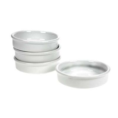[57658371] RAMEQUIN CREME BRULEE PORC.BLANC 12 CM HT3