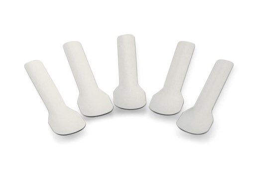 [53533124] SIER WITTE PAPIEREN IJSLEPELS 95MM 100 STUKS FOST+ INBEGREPEN