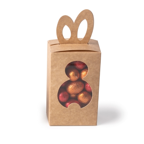 [70410238] EIERDOOS KONIJN KRAFT VOOR 375/500GR 8,4X5,8XH13,5CM 25STKS