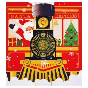 [08058008] 074334 PCB CALENDRIERS DE L AVENT SANTA EXPRESS ÀCHOCOLATER 10PCES ***S/CD***