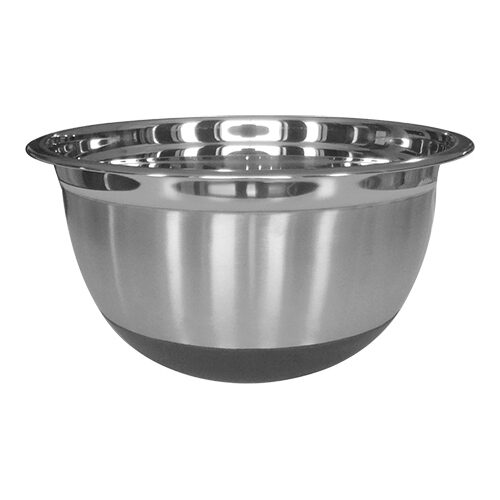 [60251405] TWEEKLEURIGE ROESTVRIJSTALEN KOM 20CM-1,8L ANTI-DERAP