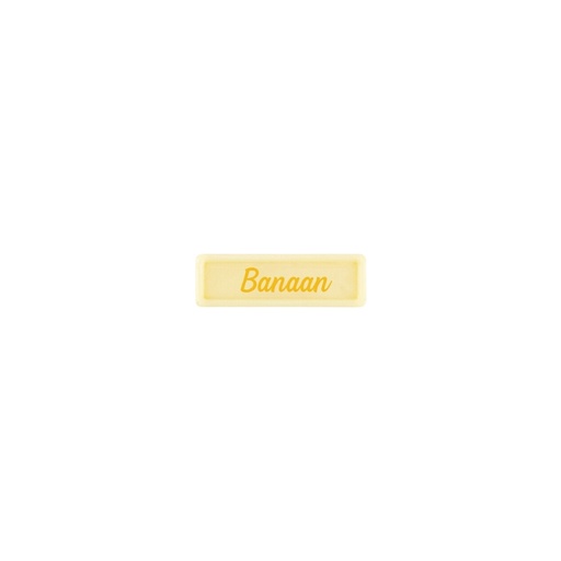 [08058405] 2002461 PLAQUETTE BANAAN 3,8X1,2 CM 300PCS ***S/CDE***