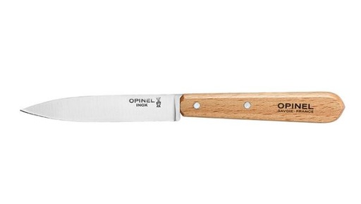 [54917652] OPINEL PARING KNIFE N°112 STAINLESS STEEL/WOOD 2-PIECE SET