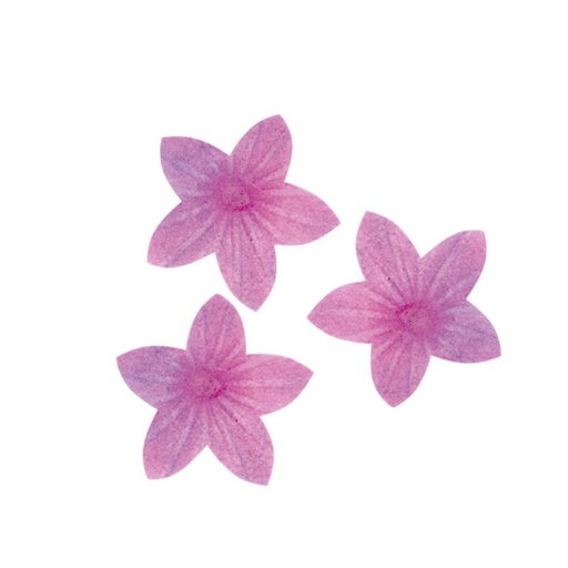 [08041001] FLEUR LILAS EN AZYME VIOLETTE 2CM 400 PCES
