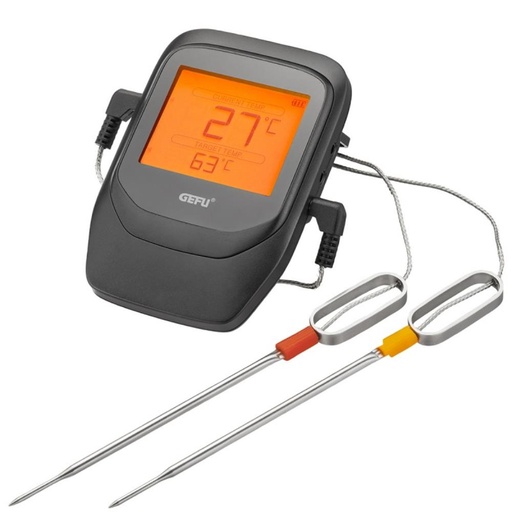 [62250720] GEFU THERMOMETRE CONTROL GRILL & ROAST BLUETOOTH6 CANAUX + 2 SONDES