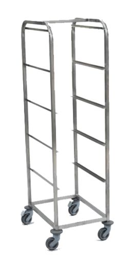 [55500282] INOX PLATENREK 5 VERDIEPINGEN VOOR INGREDIENTENBAK 15L 2X5/40/60 ESP290MM