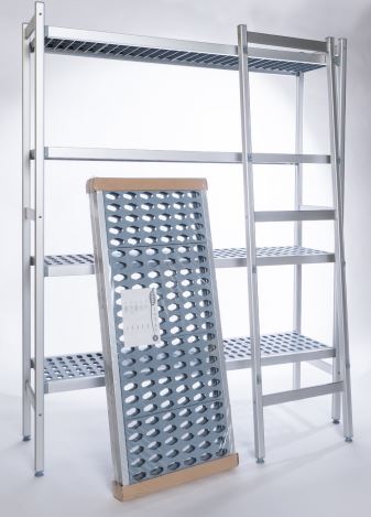 [32907715] SOFINOR PROLINE REKKEN ALU 4 NIVEAUS L120,8 X P40X HT178CM