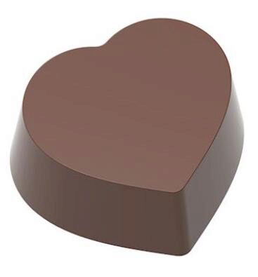 [70409591] MOULE À CHOCOLAT MAGNÉTIQUE COEUR CW1000L13135X275MM -- 3X6 -- 11GR