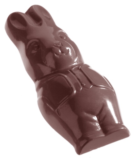 [70409383] MOULE À CHOCOLAT LIÈVRE SOURI CW1055 4X3 -- 20GR