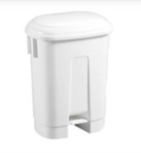 [70409902]  60L ROBUUSTE WITTE PEDAALEMMER MET DEKSEL