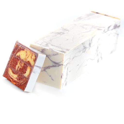 [08056852] PCB Cake rechthoek mallen voor 1 stuk 25x7 cm H.7 cm 2 stuks ***s/cd***