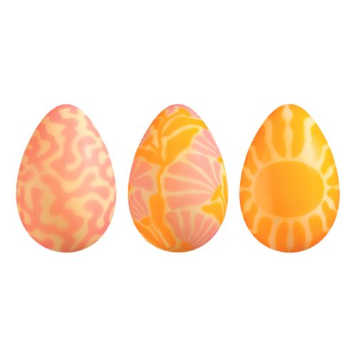 [08058252] 088082 PCB EGGS CB WOODSTOCK 3 DESIGNS 4X2.7CM 288PCS ***S/CDE***