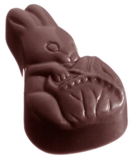 [70409483] RABBIT CHOCOLATE MOLD CW1381 3X8 -- 15GR