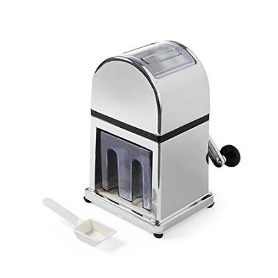 [73431954] ICE CRUSHER PILEUR-BROYEUR GLACE MANUEL CHROMÉ  A/BAC AMOVIBLE