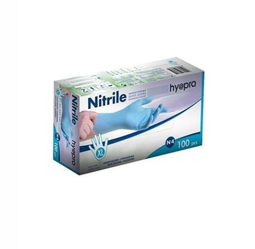 [53162036] GANTS NITRILE BLEU TAILLE XL NON POUDRE 100PCES