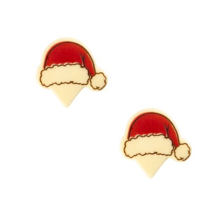 [08054447] *FF*2014657 BONNET DE NOEL A PIQUER CHOCOLAT 37X24MM 140PIÈCES