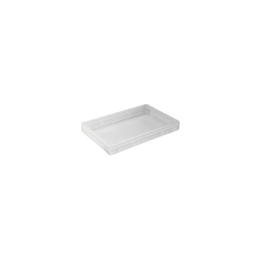 [50611103] PB BAC A PATE PIZZA 60X40H7.3 BLANC-PE-HD PLEIN 12.5L