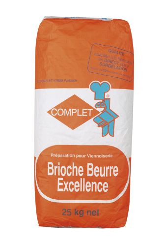 [03080008] KOMPLET BOTER BRIOCHE EXCELLENCE 25 KG = ZAK