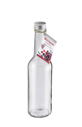 [56000578] GLAZEN FLES 350ML SCHROEFDOP WESTMARK=STUK