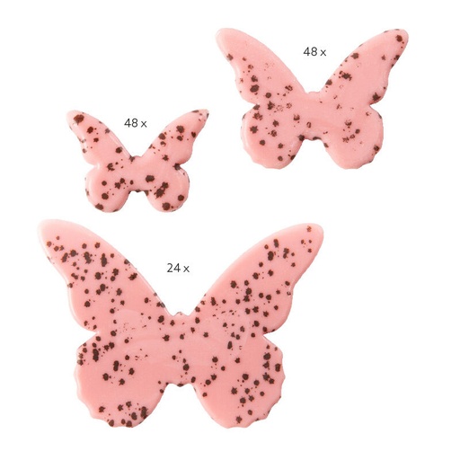 [08054016] 34407 PINK BUTTERFLY  120 PIECES ***S/CD***