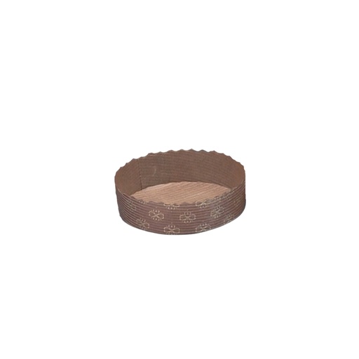 [25101174] MOULE A CAKE PANETTON PAPIER MBB Ø10CM HT3CM 50PCS