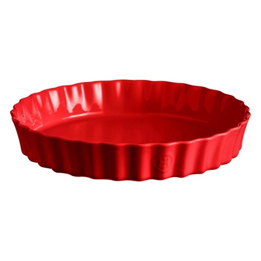 [57690021] EMILE HENRY TALL CANNELE PIE PAN G.CRU 32CM-RED