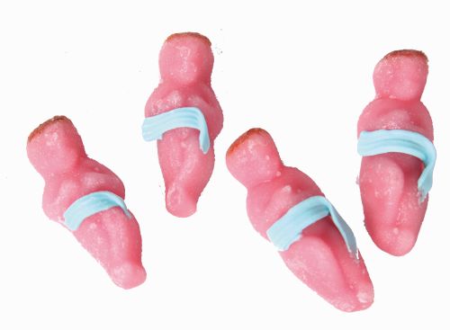 [15060709] JESUS EN SUCRE FONDANT AVEC LANGE N ° 2 ± 90 PIECES - 950 GR